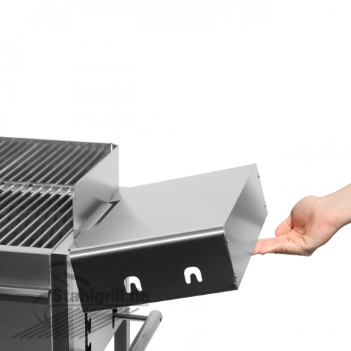 Edelstahlgrill - Holzkohlegrill - EDELstar Premio L Comfort - Bausatz